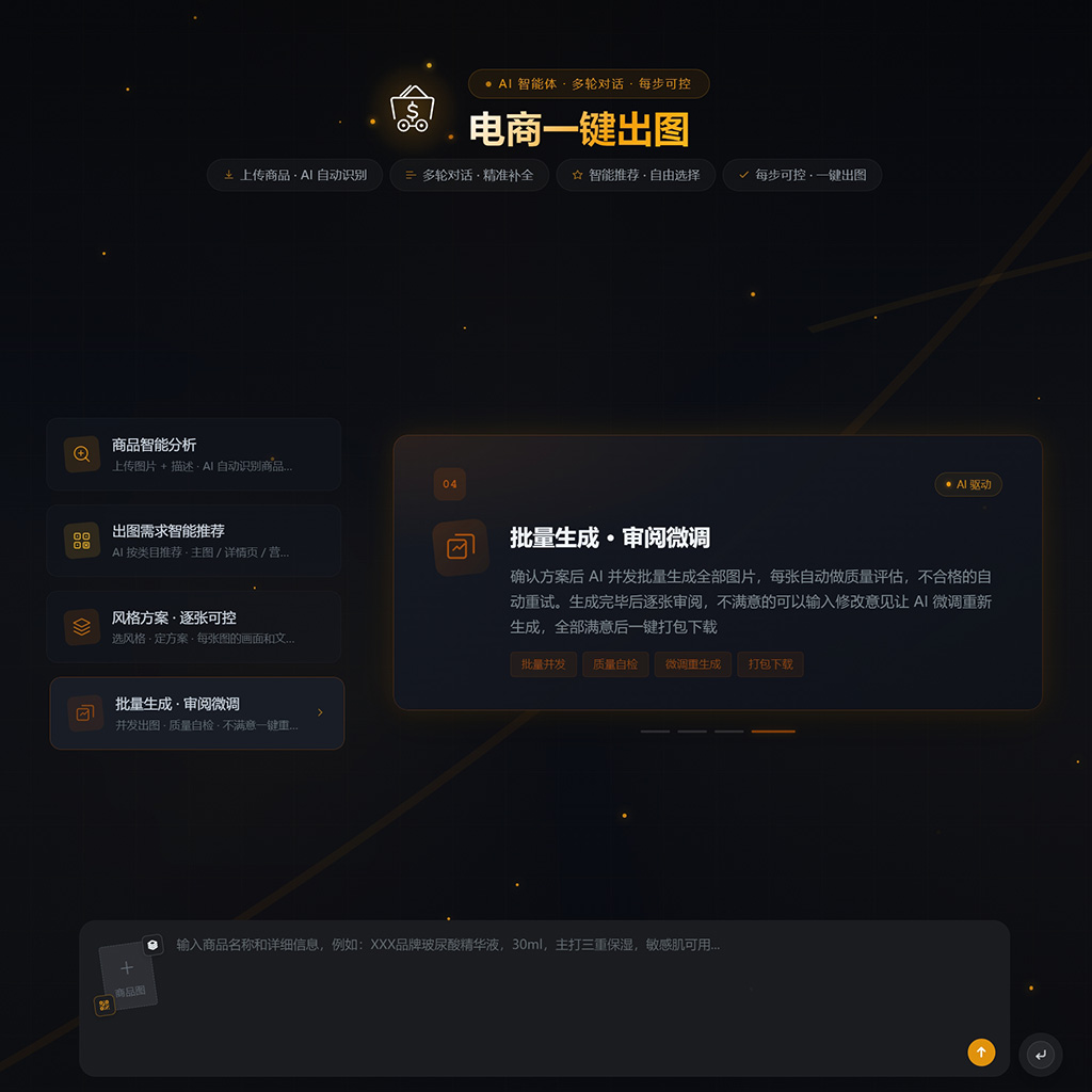 菁选灵创智能创作平台架构图